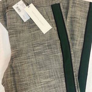 Veronica Beard Black and White Houndstooth Pants